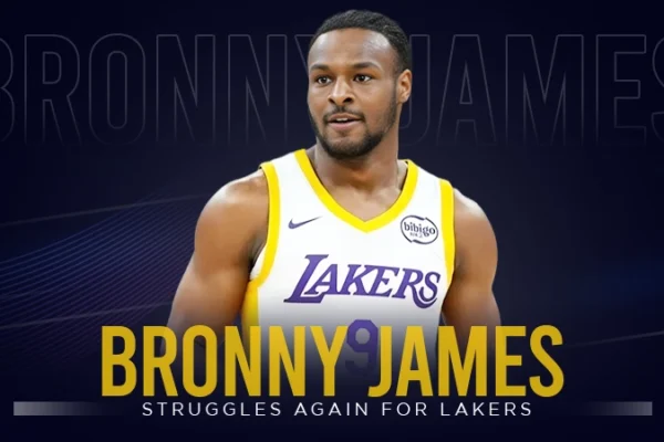 bronny James in lakers