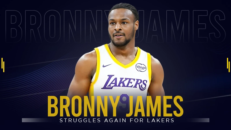 bronny James in lakers