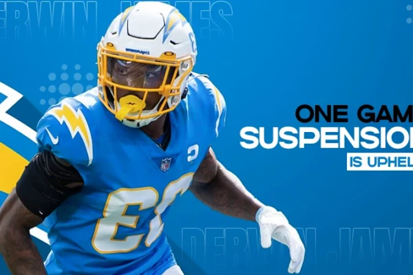 derwin james one game suspension is upheld