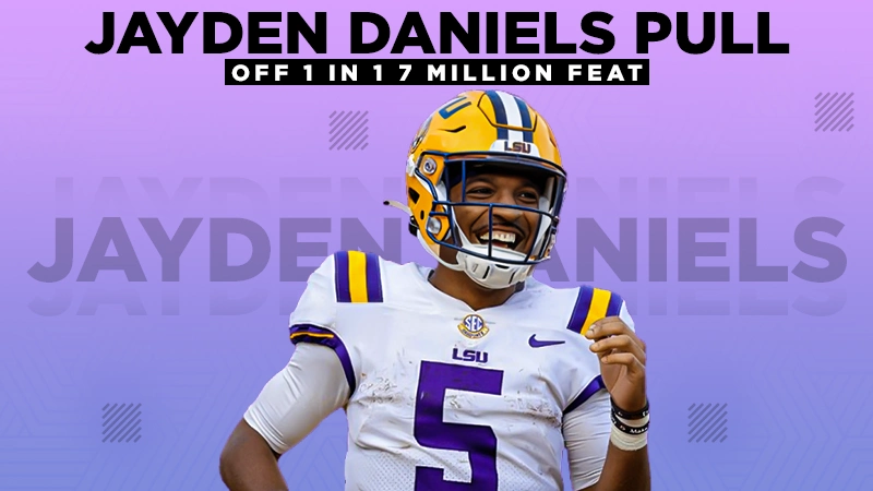 jayden daniels pull off 1 in 1 7 million feat