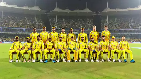 Chennai Super Kings team