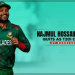 Najmul Hossain Shanto quits as T20I captain