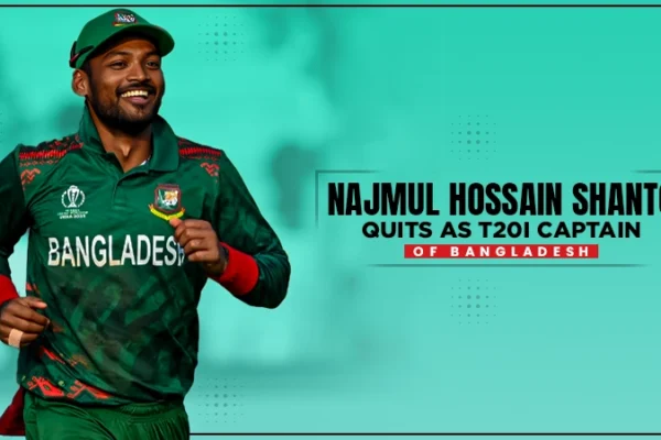 Najmul Hossain Shanto quits as T20I captain