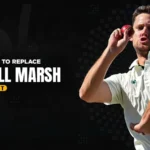 beau webster to replace mitchell marsh in fifth test