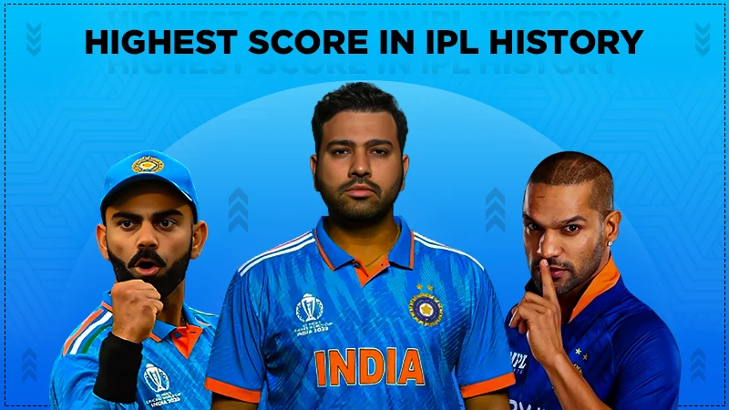 highest score in ipl history