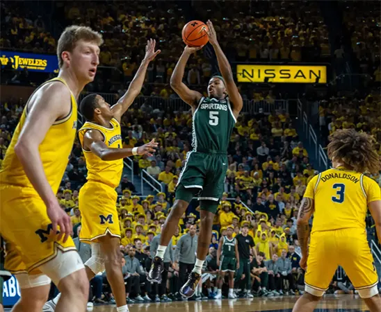 Michigan State stuns Michigan in Ann Arbor