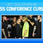 UFC 314 Stars in Press Conference Clashed
