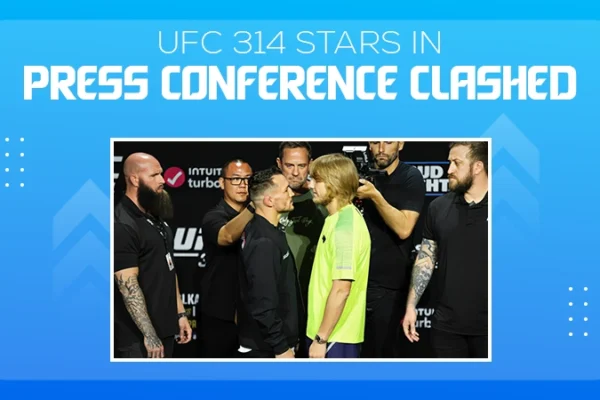 UFC 314 Stars in Press Conference Clashed
