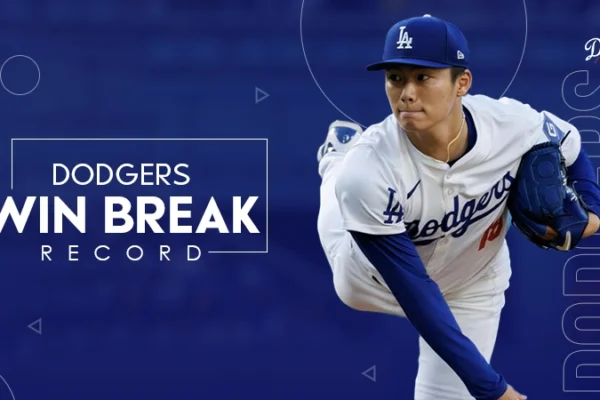 dodgers win break record