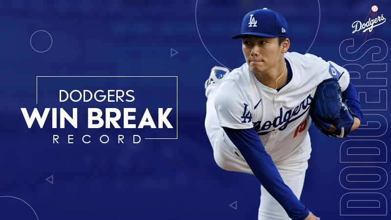 dodgers win break record