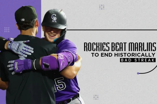 rockies beat marlins to end historically bad streak