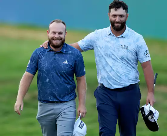 Jon Rahm and Tyrrell Hatton