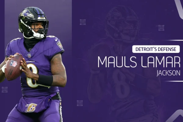 Mauls Lamar Jackson