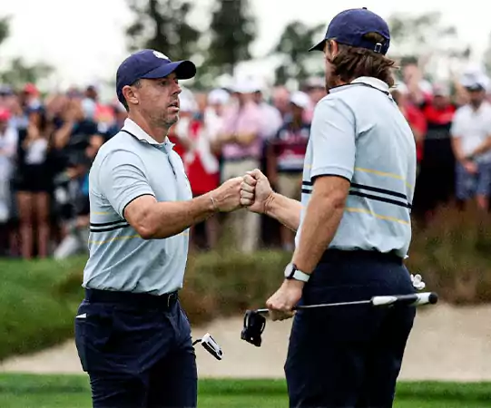 Rory McIlroy and Tommy Fleetwood’s star performance in the Ryder Cup