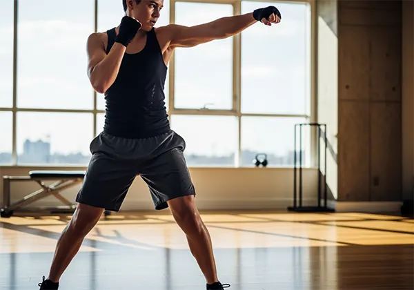 shadow boxing