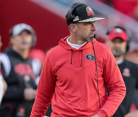 49ers head coach Kyle Shanahan