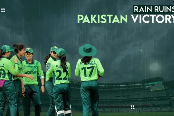 RAIN RUINS PAKISTAN VICTORY