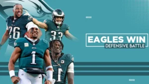 Eagles win defensive battle
