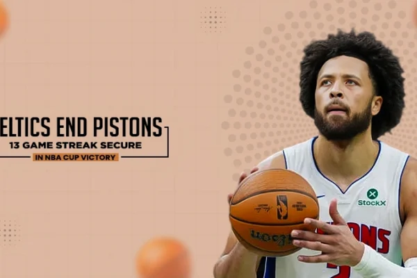celtics end pistons 13 game streak secure in nba cup victory