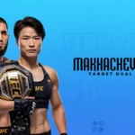 ufc 322 makhachev zhang target dual titles