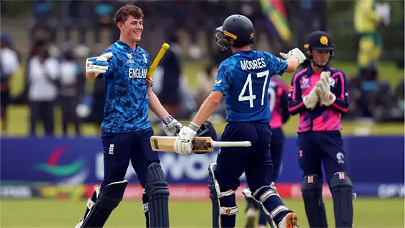 d-England Highest Under-19 ODI Total