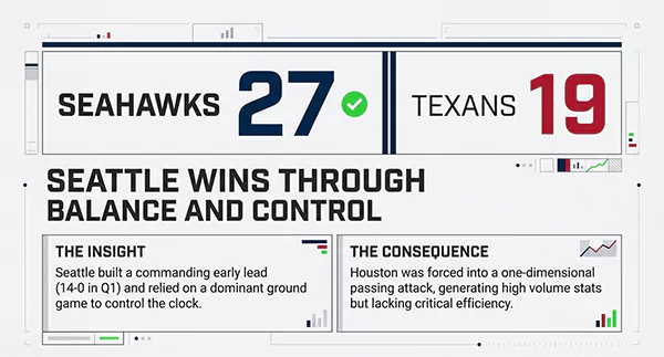 Texans vs Seahawks Game Summary