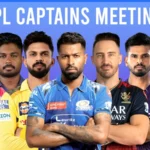 IPL Captains Meeting Agenda
