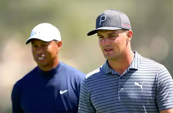 Bryson DeChambeau and Tiger Woods