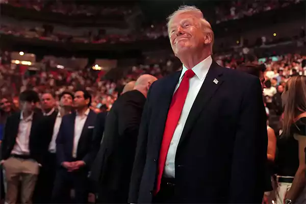 Donald Trump at UFC Event