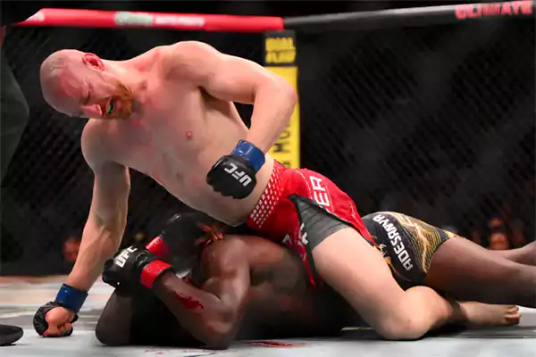 Joe Pyfer knocks out Israel Adesanya