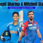 Mitchell Starc and Deepti Sharma