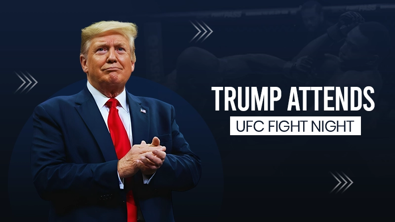 Trump Attends UFC Fight Night