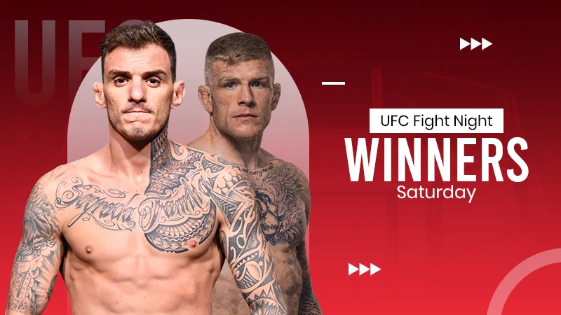 UFC Fight Night Winners Saturday
