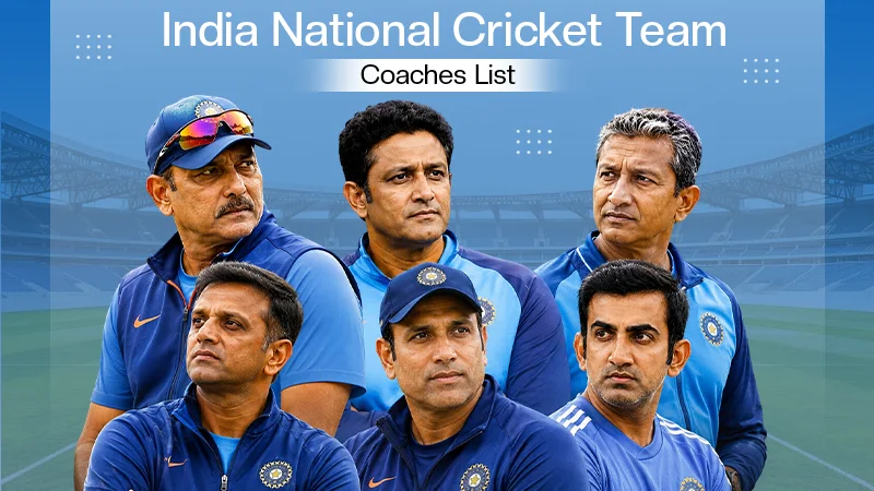 India National Cricket Team Coaches List