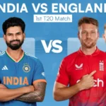 India vs England 1st T20 Match