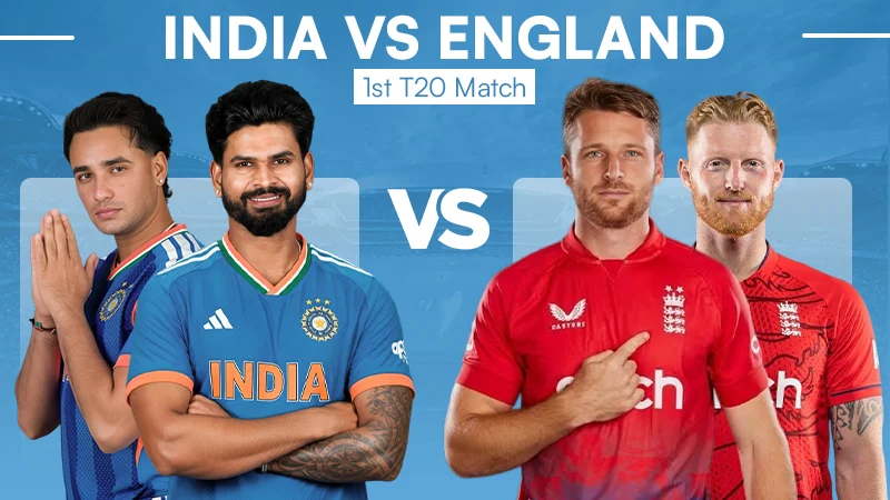 India vs England 1st T20 Match