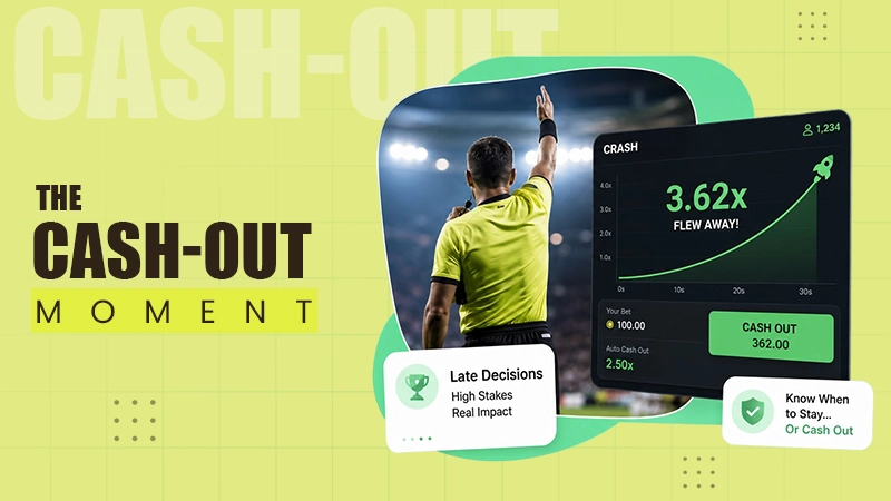 The Cash-Out Moment: What Late-Game Calls in Sport Share With a Crash Game